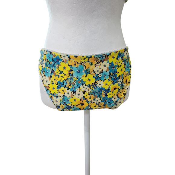 L Space Playa Bikini Swimsuit Women's Size‎ Large Daisy Diamond Two Piece Floral - Picture 10 of 15